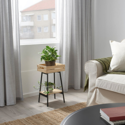 IKEA VANILJSTÅNG  (ИКЕА ВАНИЛЙСТОНГ)  -  Подставка для растения - сосна/чёрный 55 см