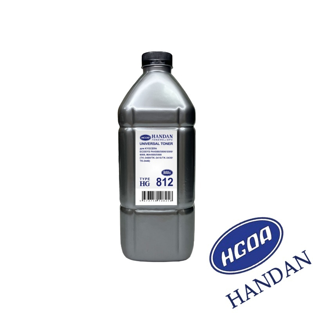 Тонер HANDAN тип HG812 для KYOCERA Универсальный (900гр) Silver