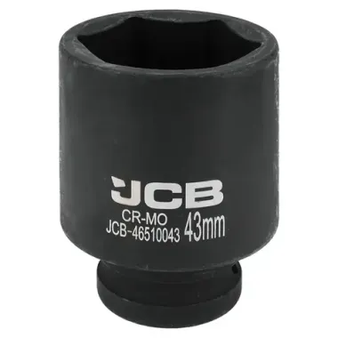 Головка ударная глубокая 43мм (6гр.), 3/4'' JCB JCB-46510043