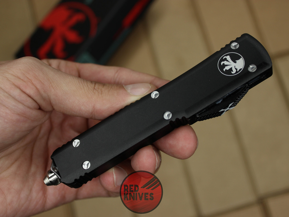 Нож Microtech Ultratech S/E - черная рукоять, стандартный клинок сатин + запчасти RK-386