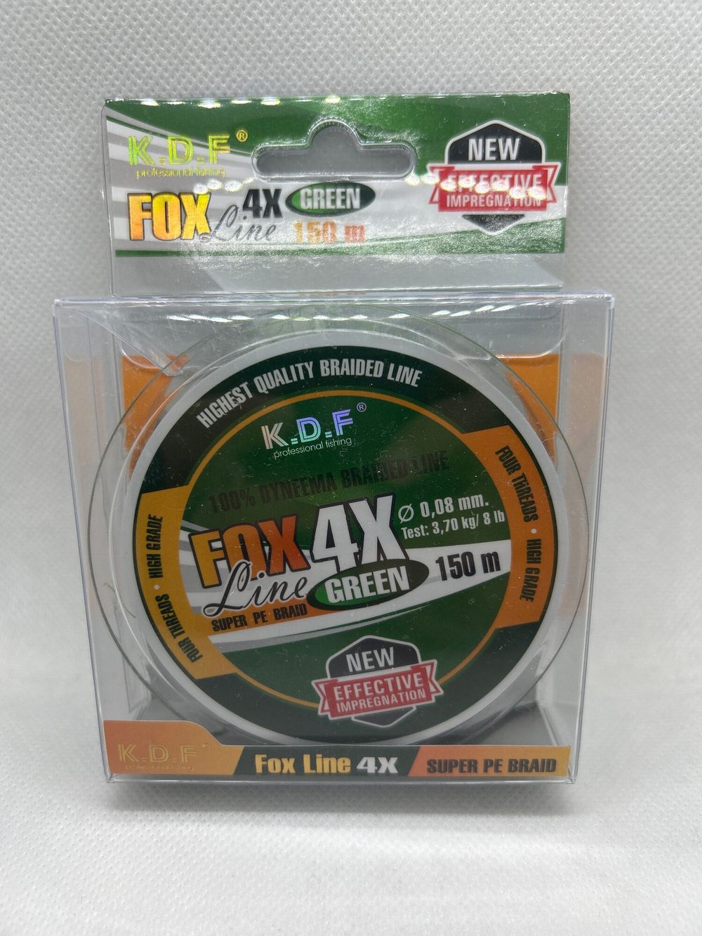 Fox Line green 4x плетёный шнур 0.08мм 150м super pe BRAID для ультралайта