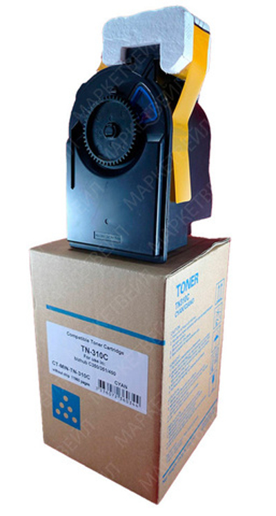 Тонер-картридж ELP, аналог Konica Minolta TN-310C для bizhub C350/351/450 cyan (230г)
