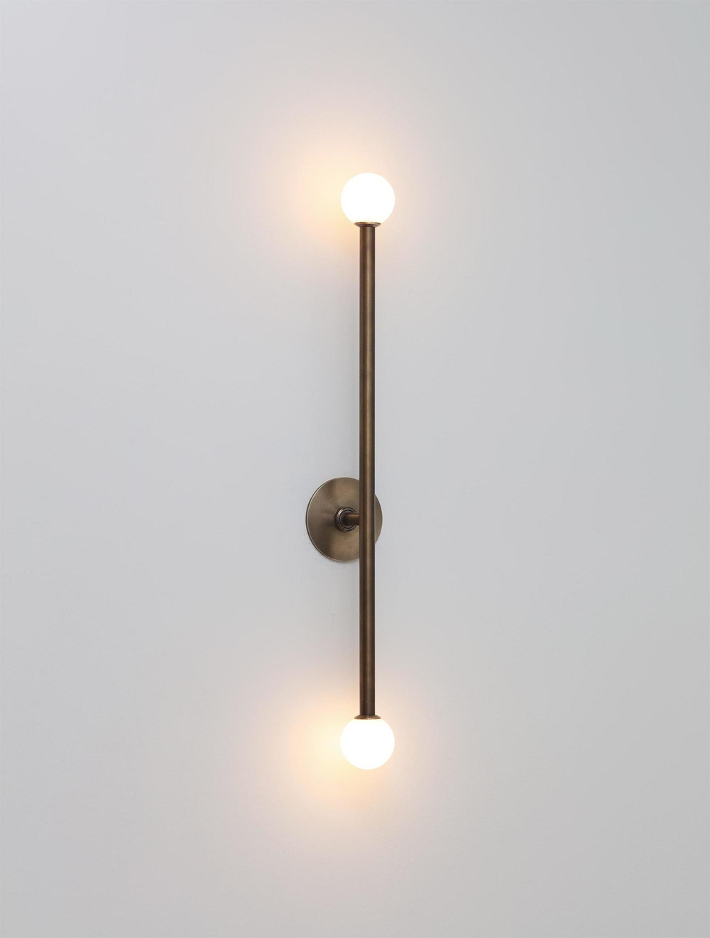 Brass T2 Sconce by ALLIED MAKER
