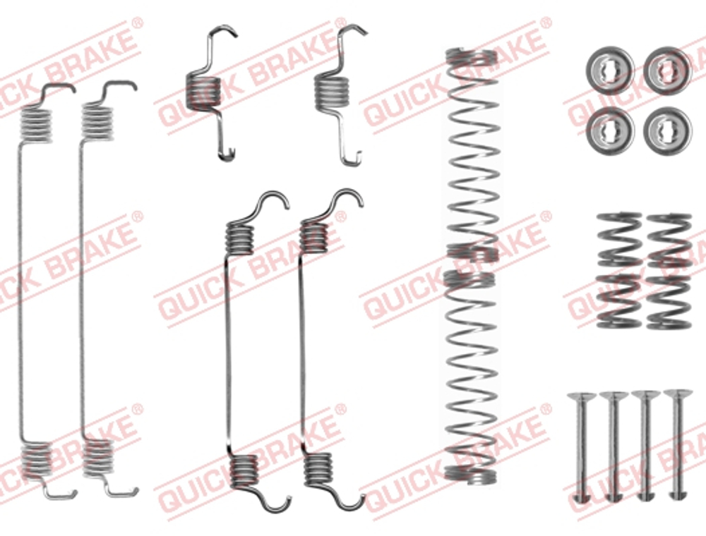 QUICK BRAKE - 1050835-OJD - Accessory Kit, brake shoes