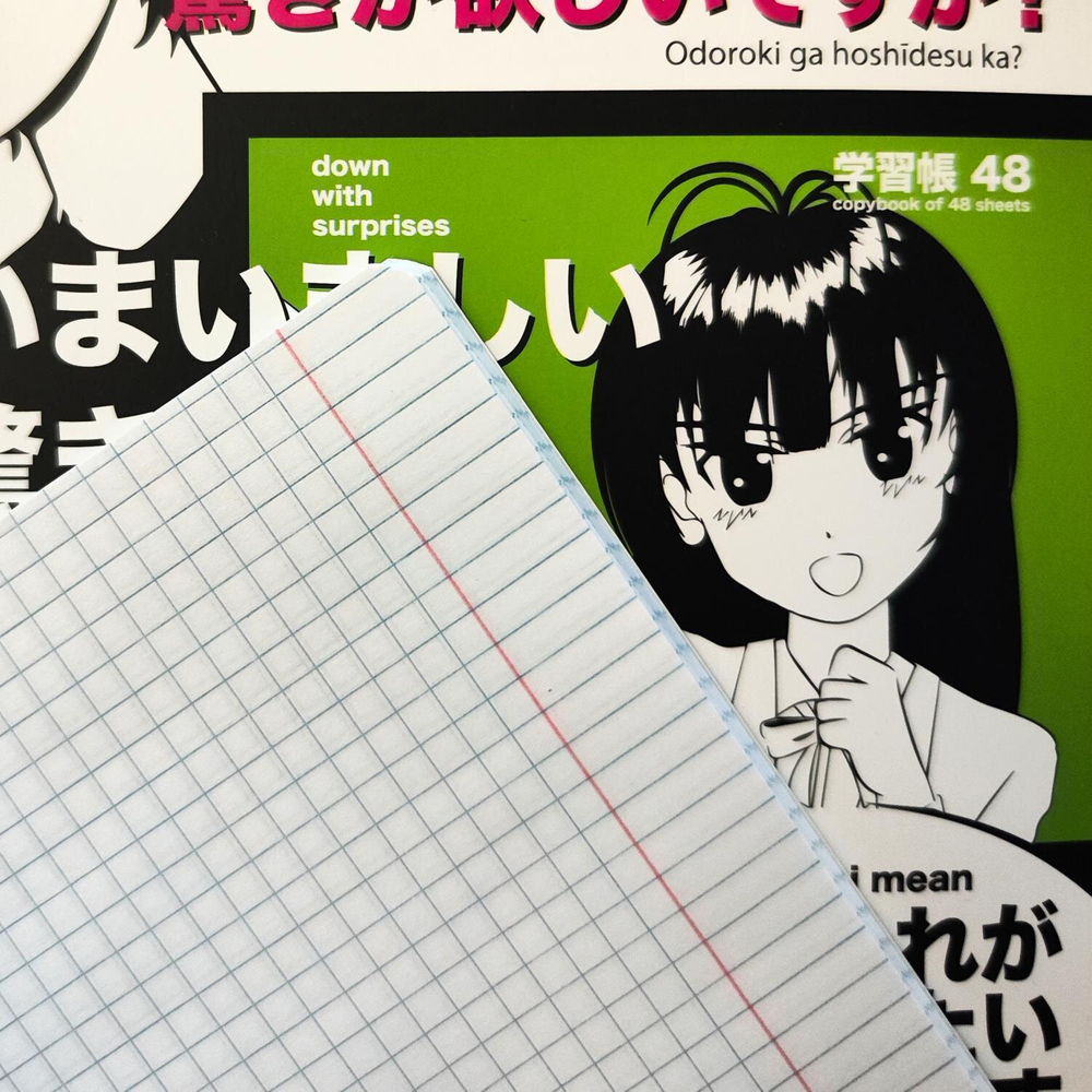 Тетрадь А5 48 л. АЛЬТ, скоба, клетка, матовая ламинация, "MANGA ANIME" (5 видов), 7-48-1241