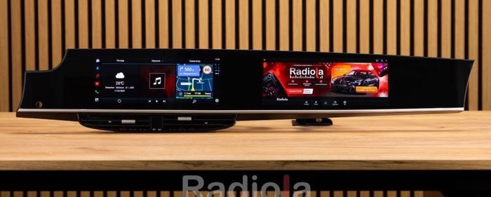 Магнитола для Porsche Panamera 970 2009-2016 - RDL-Panamera-Dual монитор 12,3"+ 12,3" на Android 13, Быстрая, CarPlay, 4G SIM-слот
