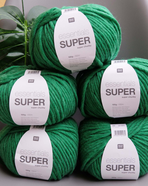 -50% Essentials Super Chunky 5x100g | green