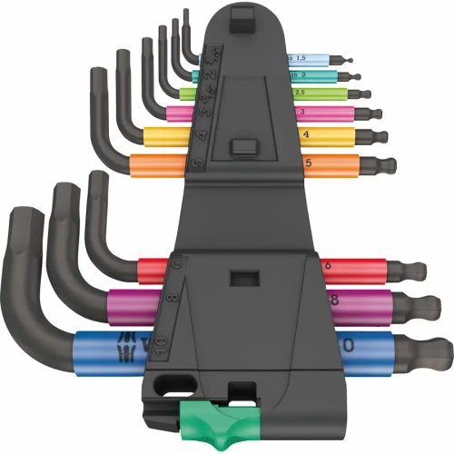 Набор Г-образных ключей Hex-Plus Multicolour 2 WERA 05133164001