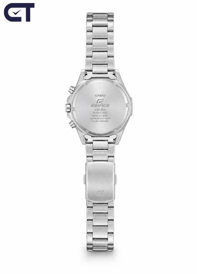 CASIO EQS-900DB-1AVUDF EDIFICE мужские наручные часы — солнечный хронограф с элементами карбона на циферблате