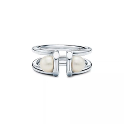 Кольцо из серебра 925 и жемчуга, Tiffany 💝 HardWear-В наличии