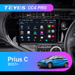 Teyes CC4 Pro 9" для Toyota Prius C 2017+ (прав)