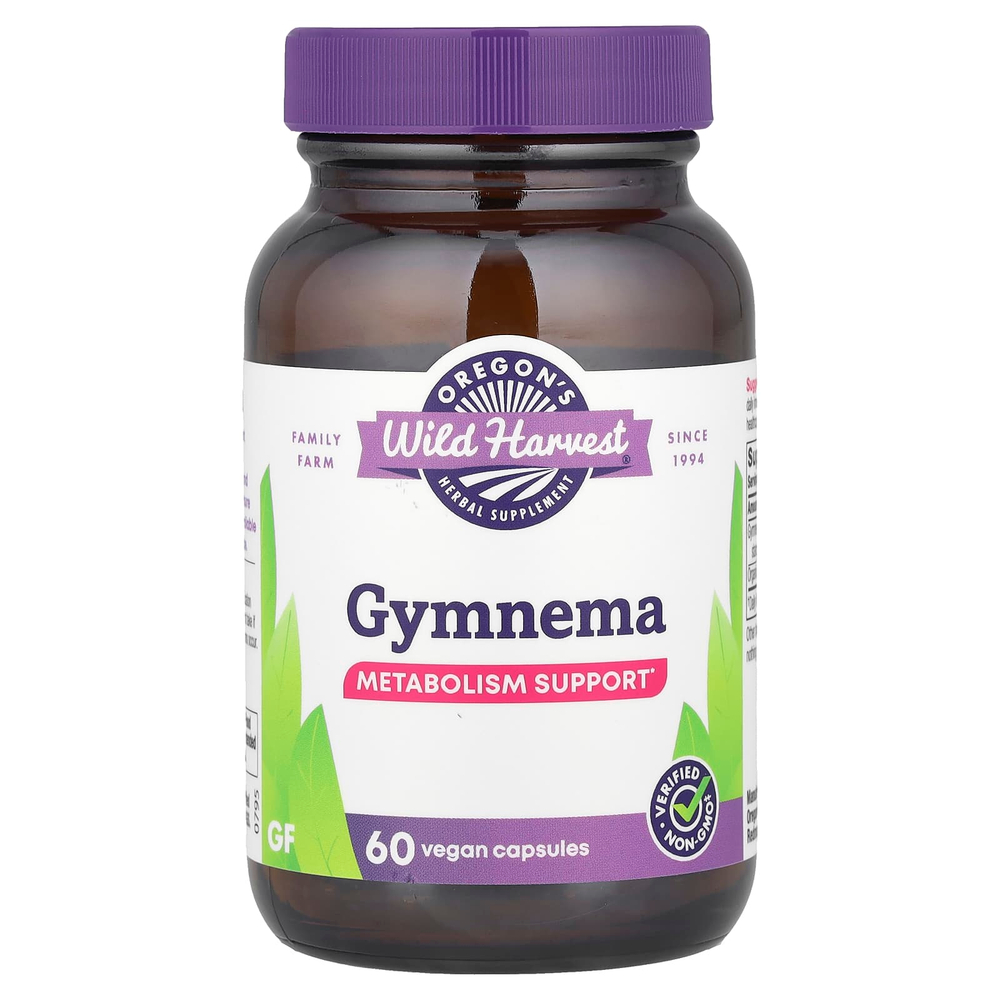 Oregon's Wild Harvest, Gymnema`` 60 веганских капсул