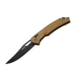 Нож складной SRM 9201-GW Retriever Blackwash (D2, Coyote G10)