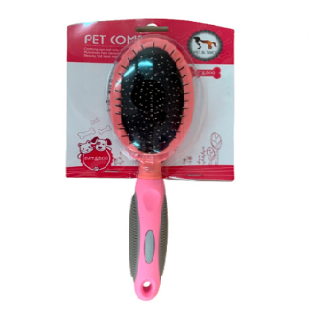 Пуходерка "Pet comb" "Овал" капля + щетка