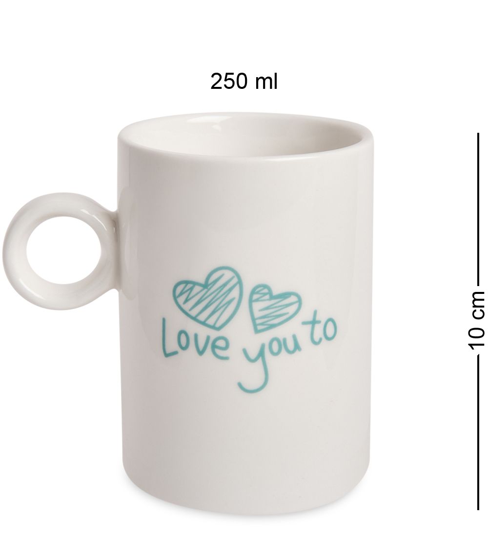 GAEM Art MUG-199/2 Набор кружек из 2-х «История любви»