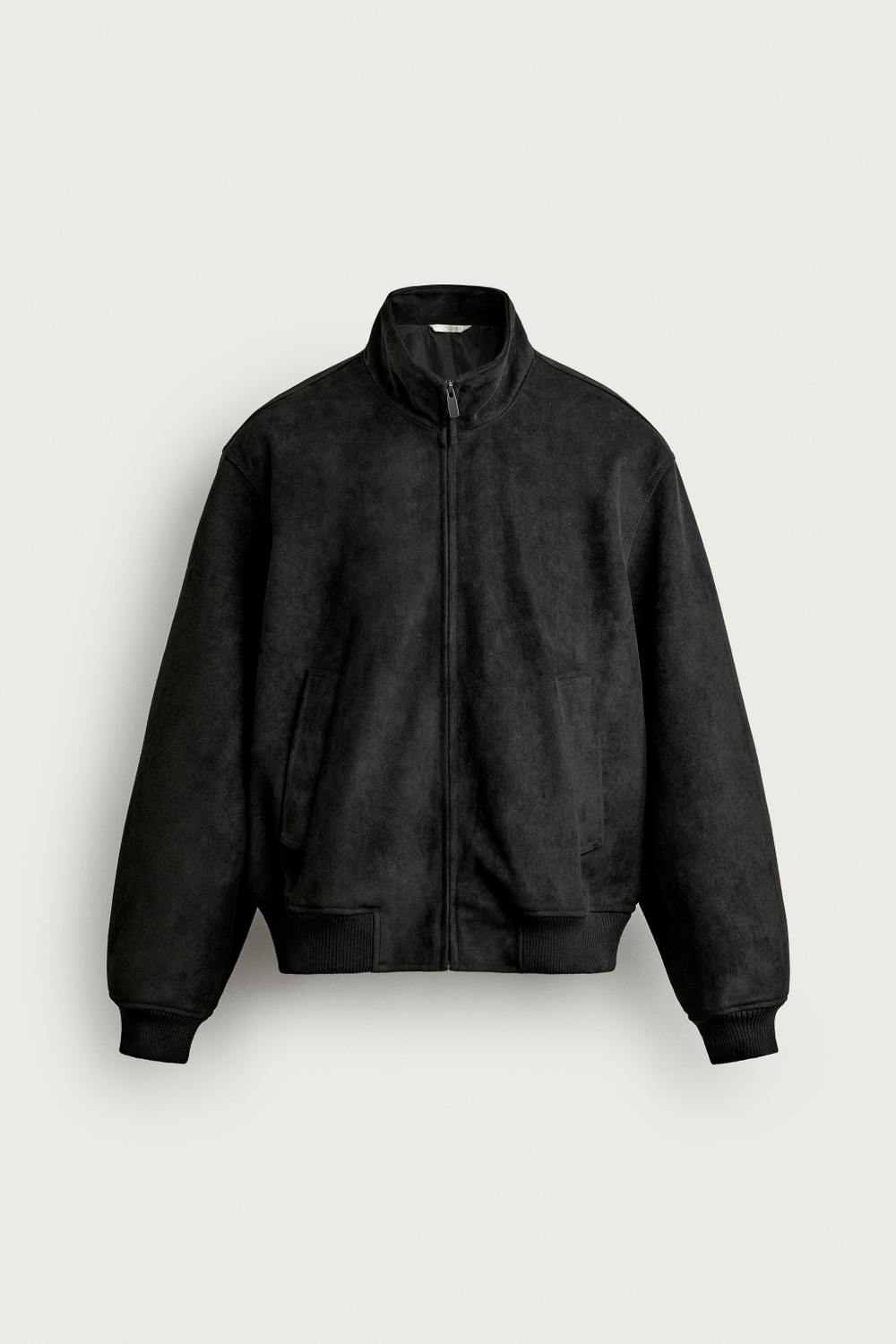 КУРТКА КЛАССИЧЕСКОГО КРОЯ ИЗ ИСКУССТВЕННОЙ ЗАМШИ — ZARA