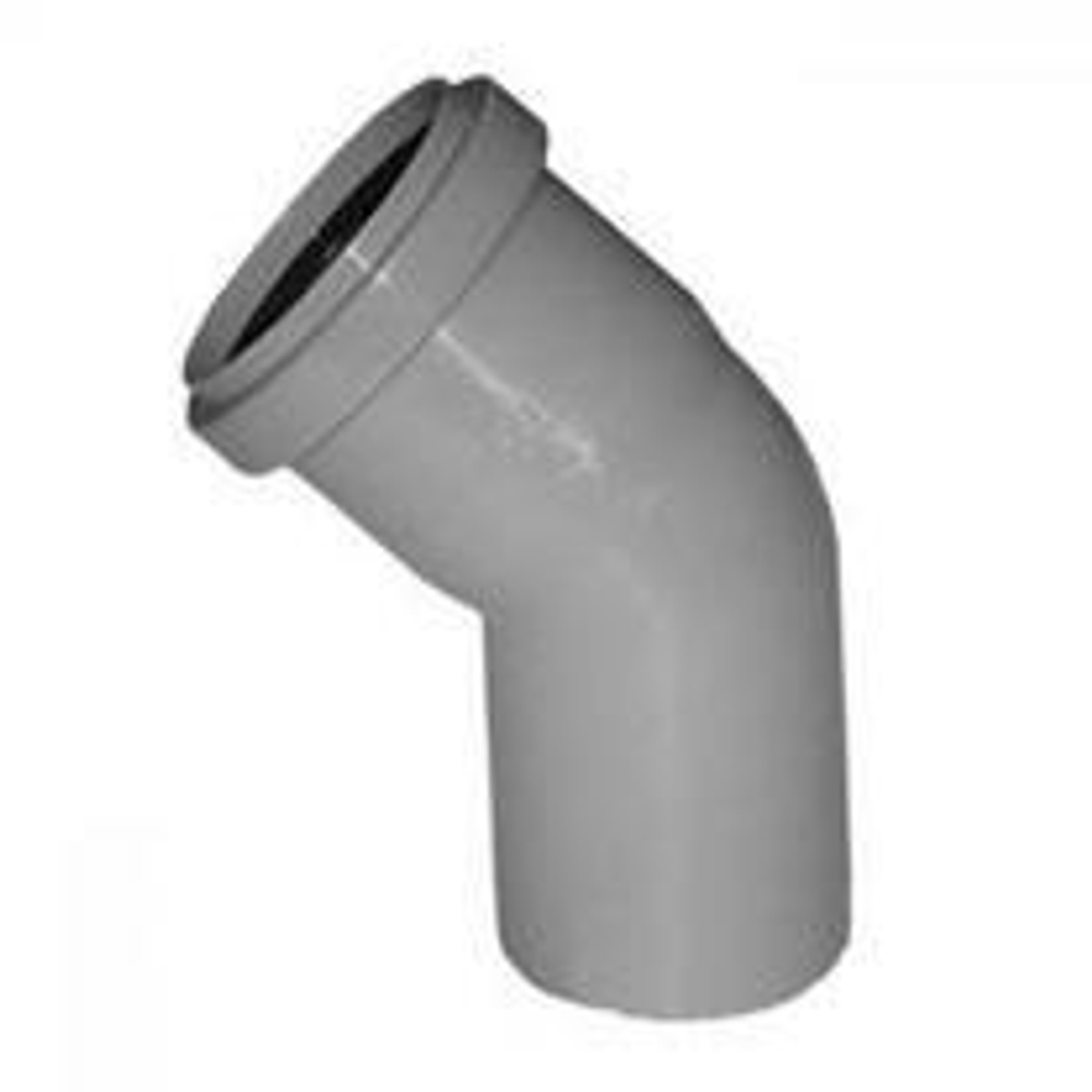 ПВХ Отвод  Ф32х45*  (300/20шт)