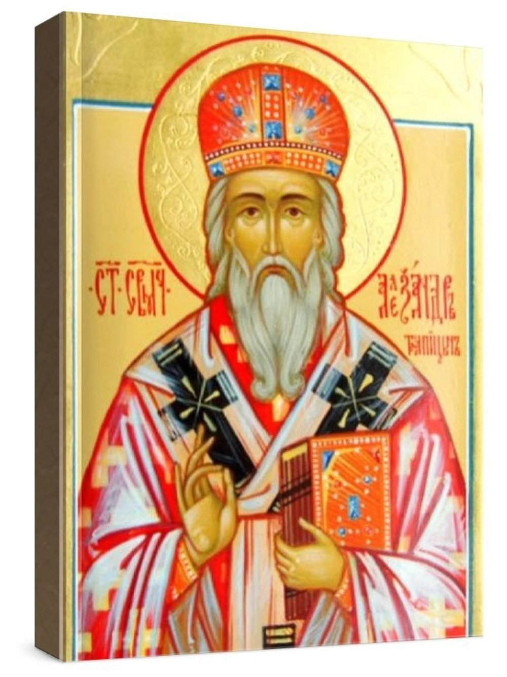 Александр Трапицын (рукописная икона)