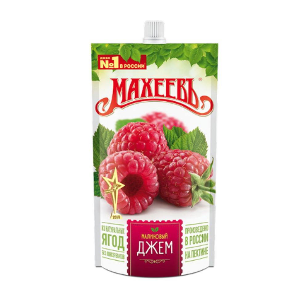 Джем МАХЕЕВЪ - 300г - малина д/пак 1/16