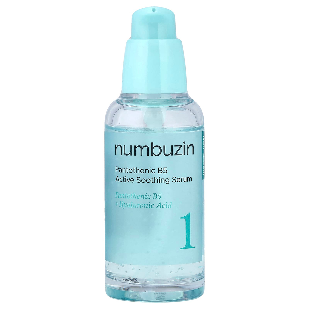 Numbuzin, No.1 Pantothenic B5, активная успокаивающая сыворотка, 50 мл (1,69 жидк. унции)