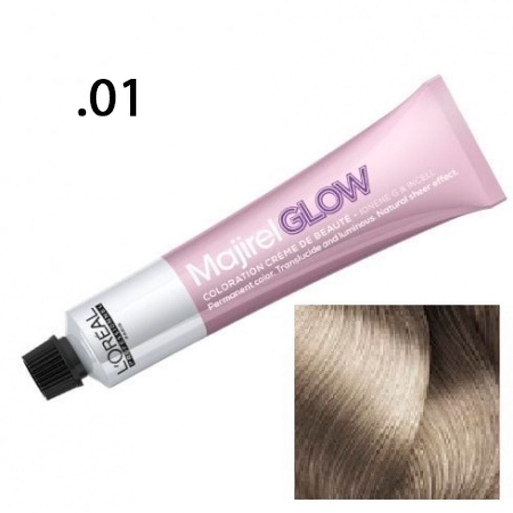 L'Oreal Professionnel Majirel glow light base .01 Дымчато-бежевый 50мл