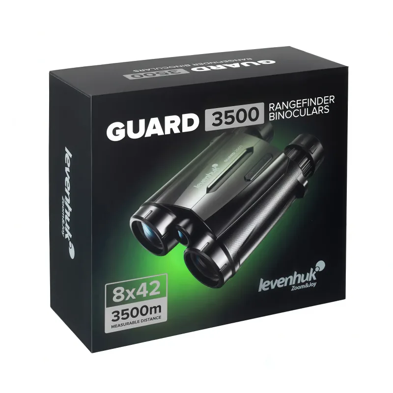Бинокль с дальномером Levenhuk Guard 3500 в упаковке с коробкой