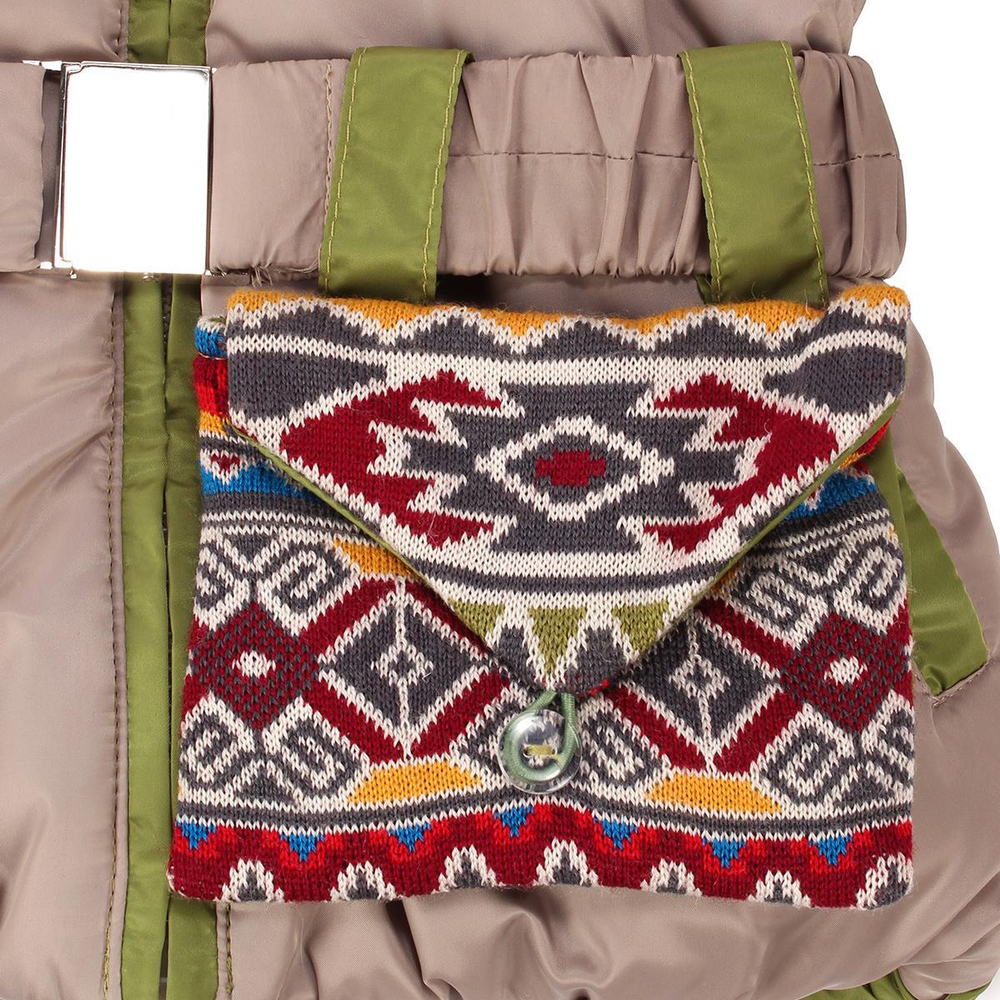 Куртка Орэнда 200 гр. р.2,5 (92) бежевый/св.зеленый