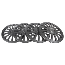 Колпаки R15 Sapphire 4шт (черно-матовые) ABS-пластик ARNEZI A0702037
