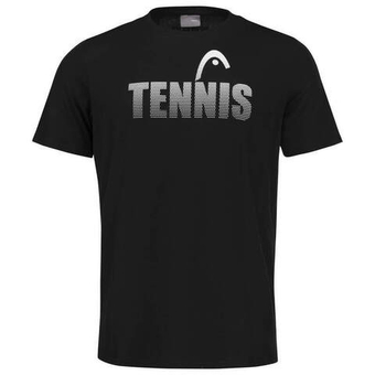 Футболка для мальчика теннисная Head Club Colin T-Shirt - черный