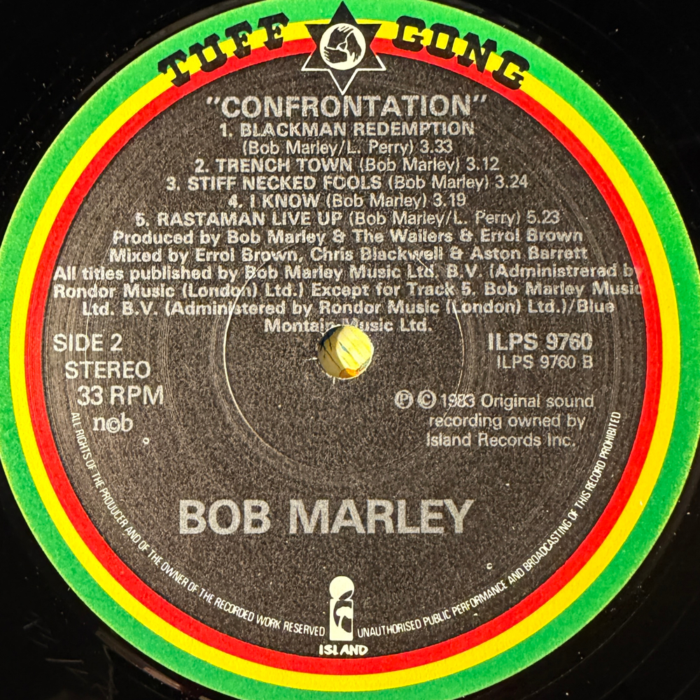 Bob Marley & The Wailers - Confrontation (Скандинавия 1973г.)