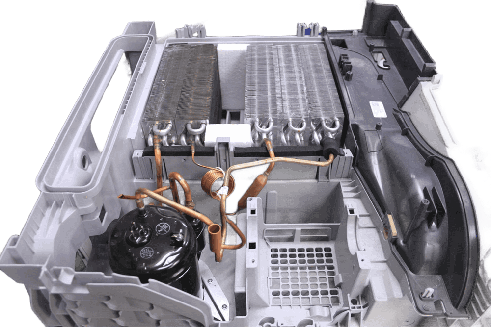 Компрессор с радиатором в сборе сушильной машины Beko 2964371200