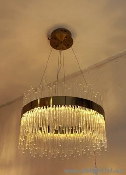 replica Saturno LED 1 rings gold  Pendant (  Baroncelli style )  3