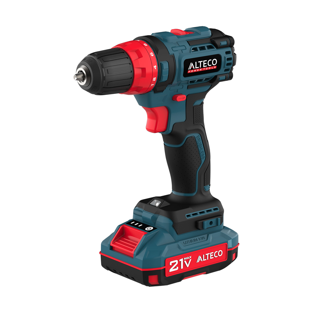 Бесщеточная аккумуляторная дрель-шуруповерт ALTECO CD 21-40 BL 2x2Ah