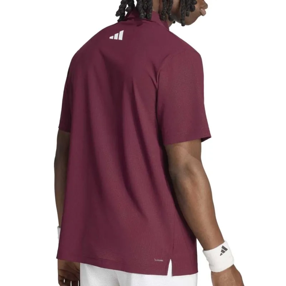 Мужское теннисное поло Adidas Tennis - maroon