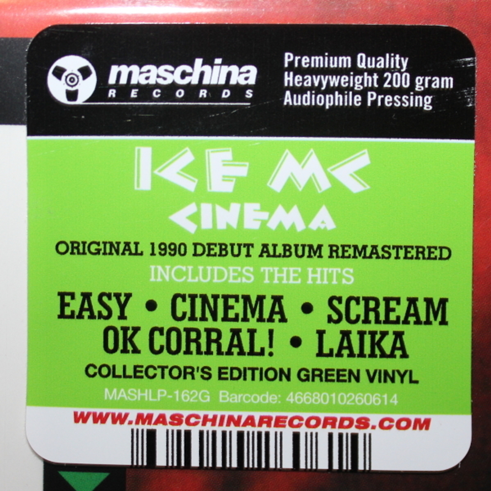 Ice MC / Cinema (Coloured Vinyl)(LP)