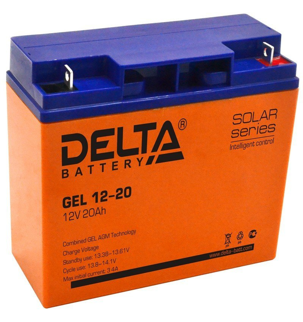 GEL 12-20 Delta Аккумулятор герметичный свинцово-кислотный