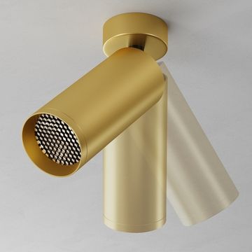 Накладной точечный светильник 1*GU10 C017CW-01MG-N матовое золото Focus Maytoni