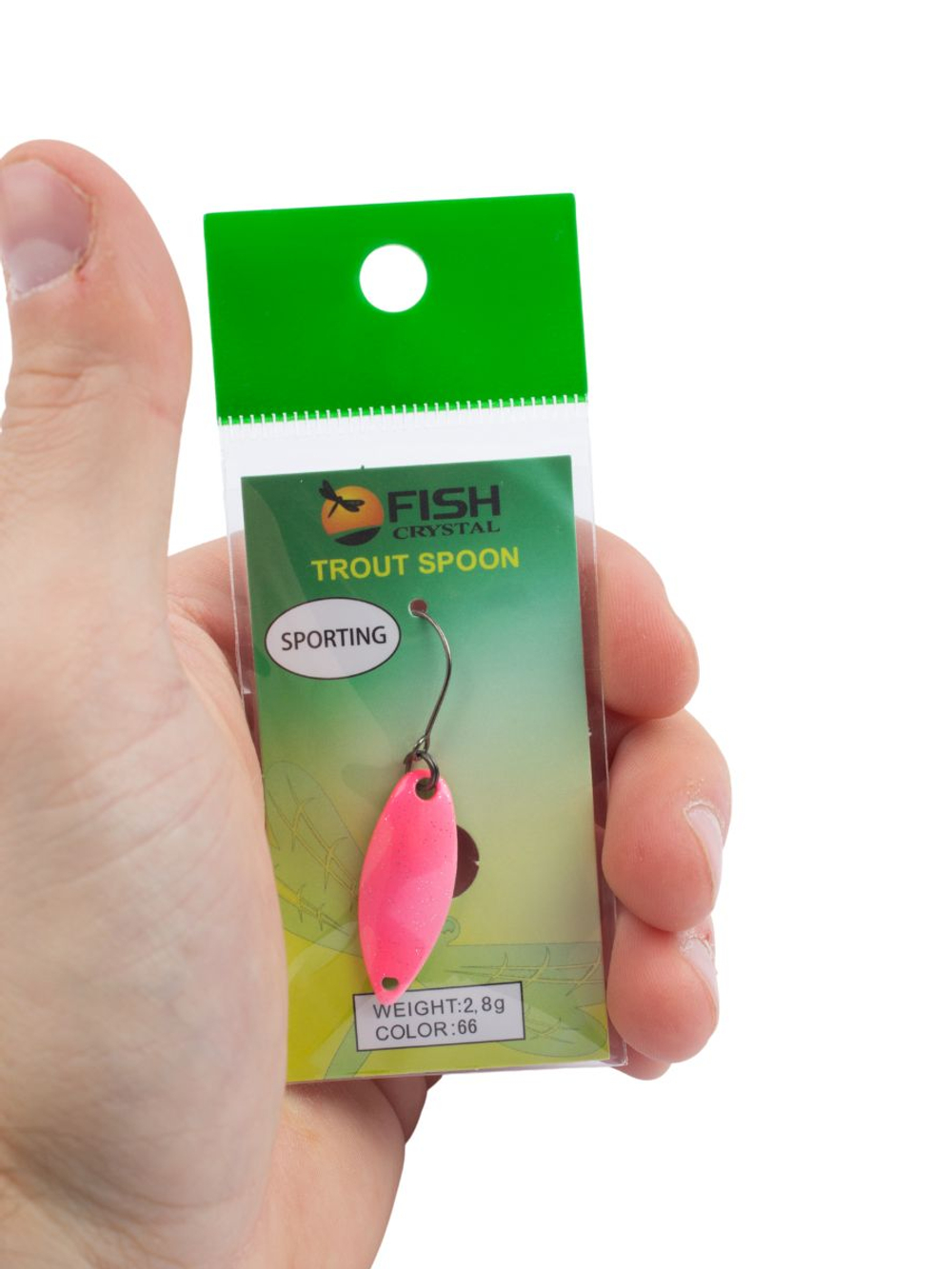 Блесна Fish Crystal SPORTING 30 мм 2.8 г на форель цвет 66