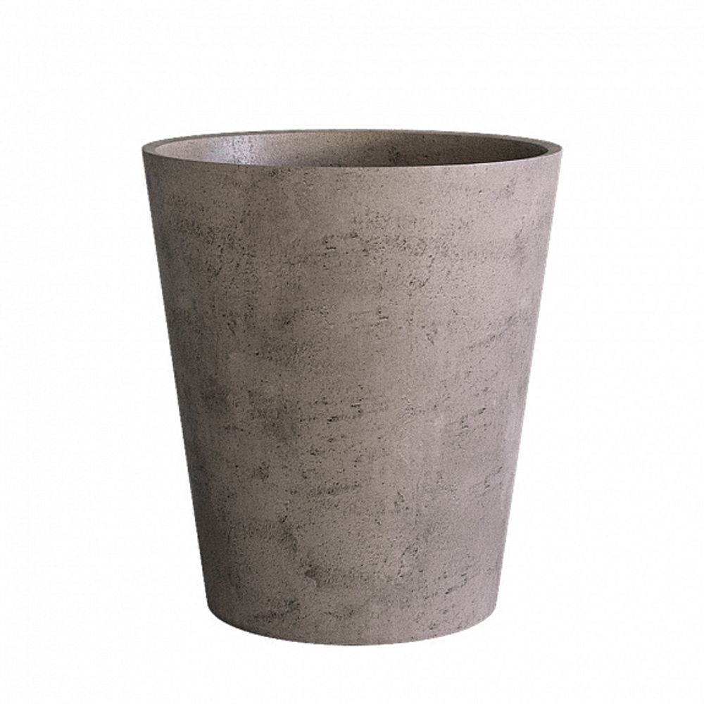Кашпо CRATER SMOKEY GREY D60 H90