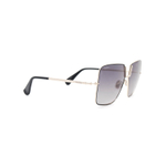 Солнцезащитные очки MaxMara 0082 32B многогранник черные с золотом