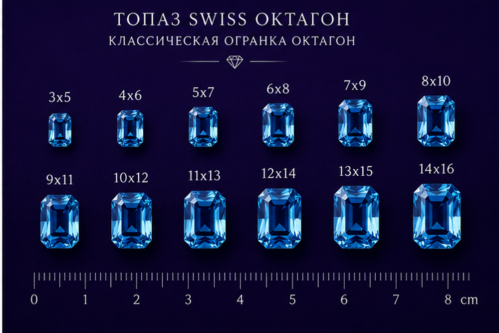 Топаз Swiss Октагон