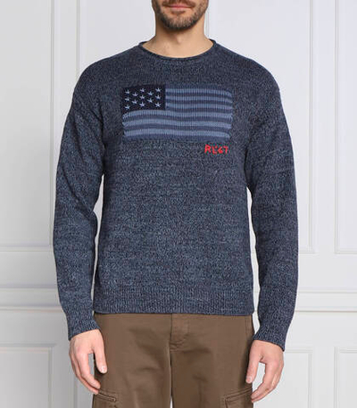 свитер POLO RALPH LAUREN - темно-синий(710890564)