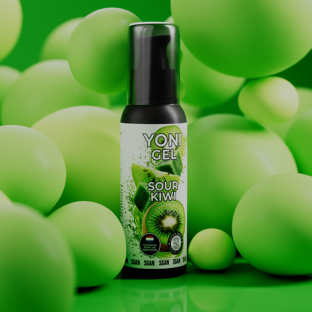 SGAN YONI GEL - Оральный лубрикант, кислый киви, 100 мл