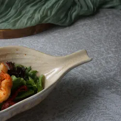 Блюдо овальное 28,5*10,5 см h6,5 см 350 мл для закусок Pearl Leaf Frutti di Mare P.L. [4]