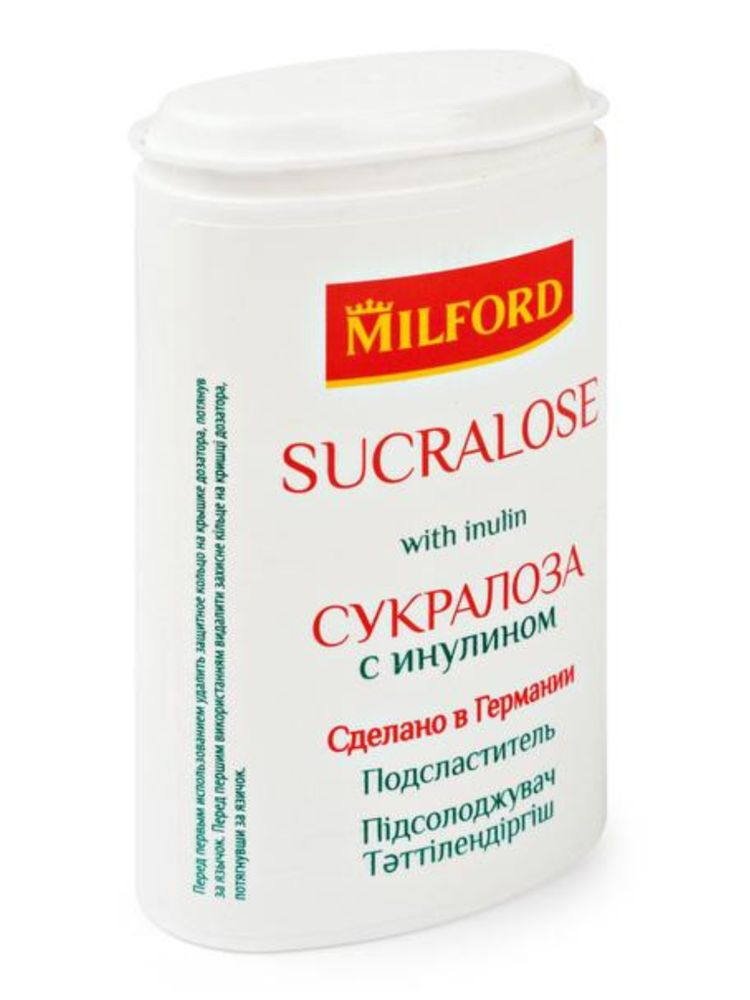 Сахарозаменитель MILFORD Сукралоза с инулином 370 таб X 2 уп