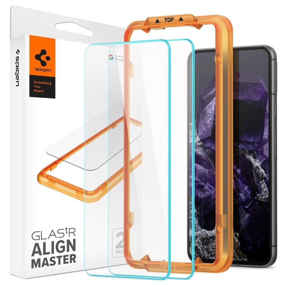 Защитное стекло Spigen ALM Glas.tR 2 шт. для Google Pixel 8 Clear