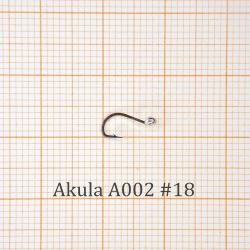 Крючок с напайкой Akula A002 (50 шт/уп)