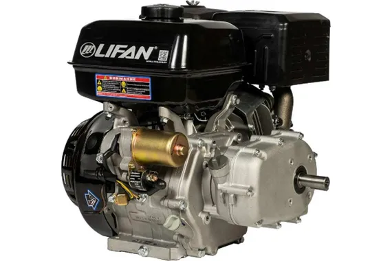 Двигатель бензиновый "LIFAN" 190FD-R (15 л.с., эл стартер, катушка 11 А)