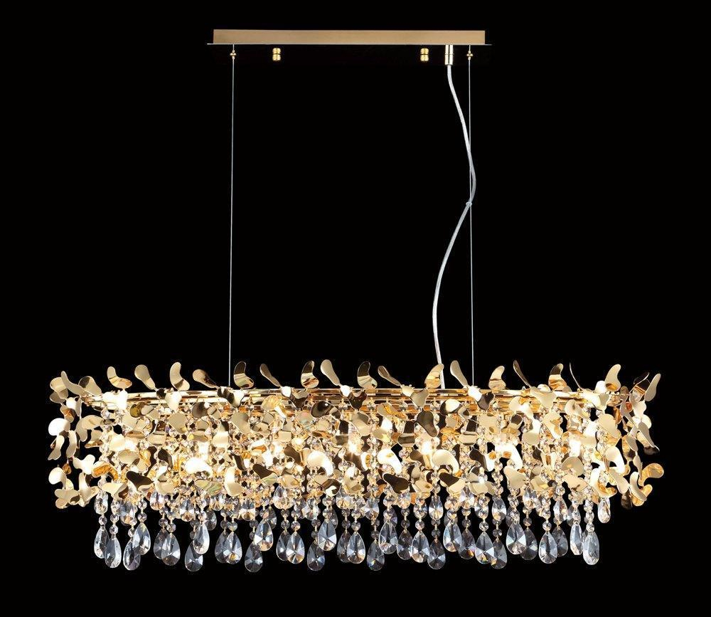 Подвесная люстра Crystal Lux Romeo SP8 Gold L1000