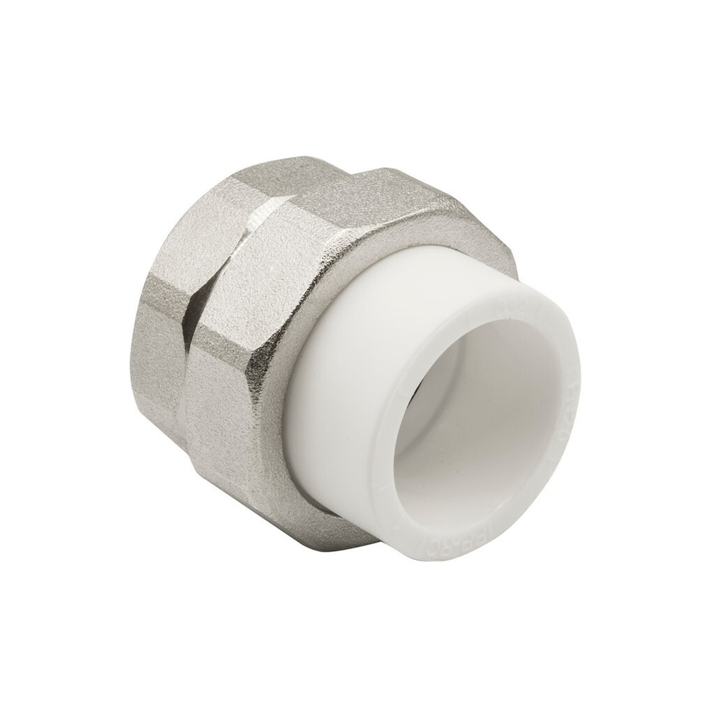 Муфта комб. разъемная, вн 32х1 1/4" EVER®  БЕЛЫЙ (Россия)